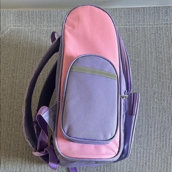 Like 🆕 Pink and Purple Unicorn Kids Backpack 14 x 10 inch - Picture 4 of 6